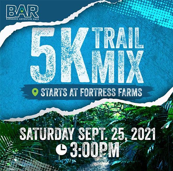 5k Trail Mix Barbados Adventure Race